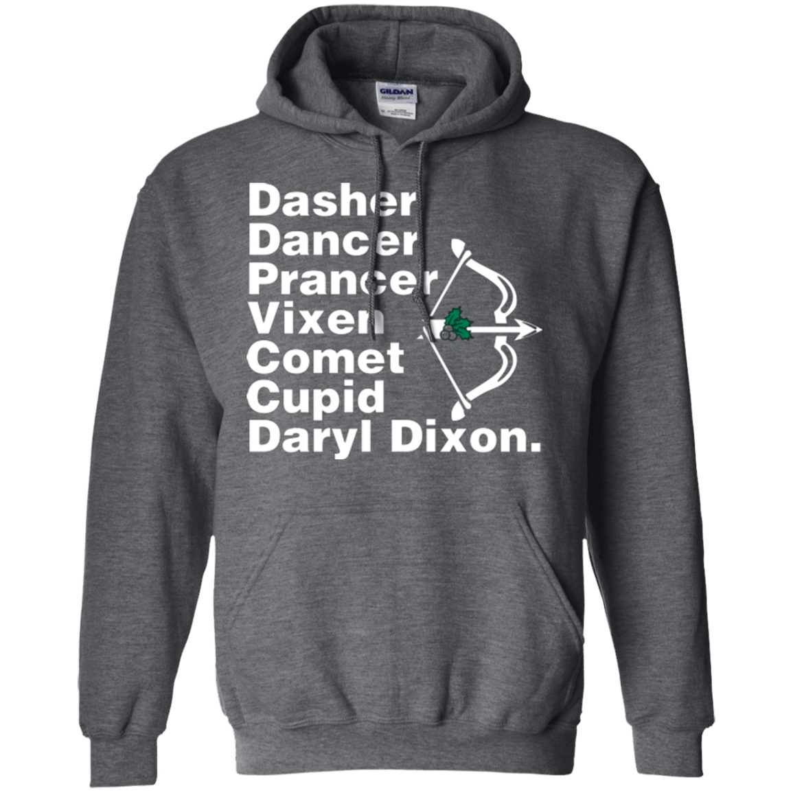 Sweatshirts Dark Heather / Small Santas Helper Pullover Hoodie