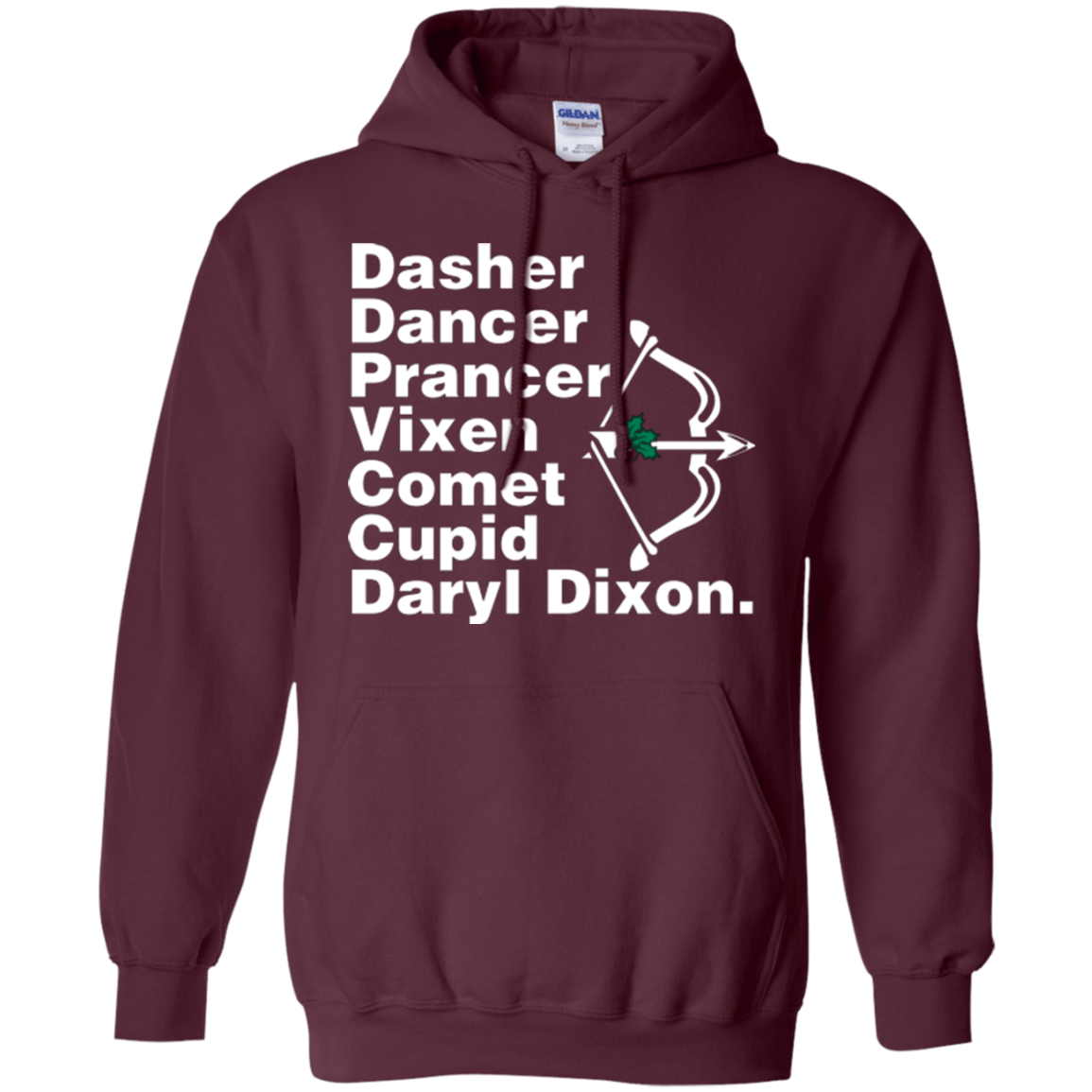 Sweatshirts Maroon / Small Santas Helper Pullover Hoodie