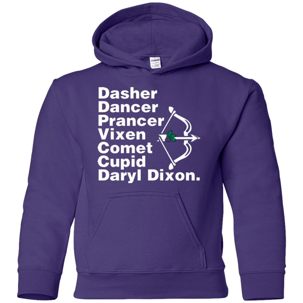 Sweatshirts Purple / YS Santas Helper Youth Hoodie