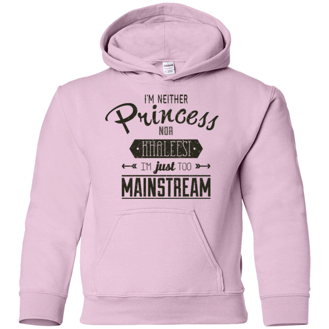 Sweatshirts Light Pink / YS Sarcastic Girl Youth Hoodie
