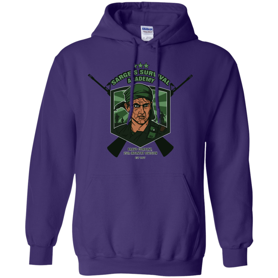 Sweatshirts Purple / S Sarges Survival Pullover Hoodie