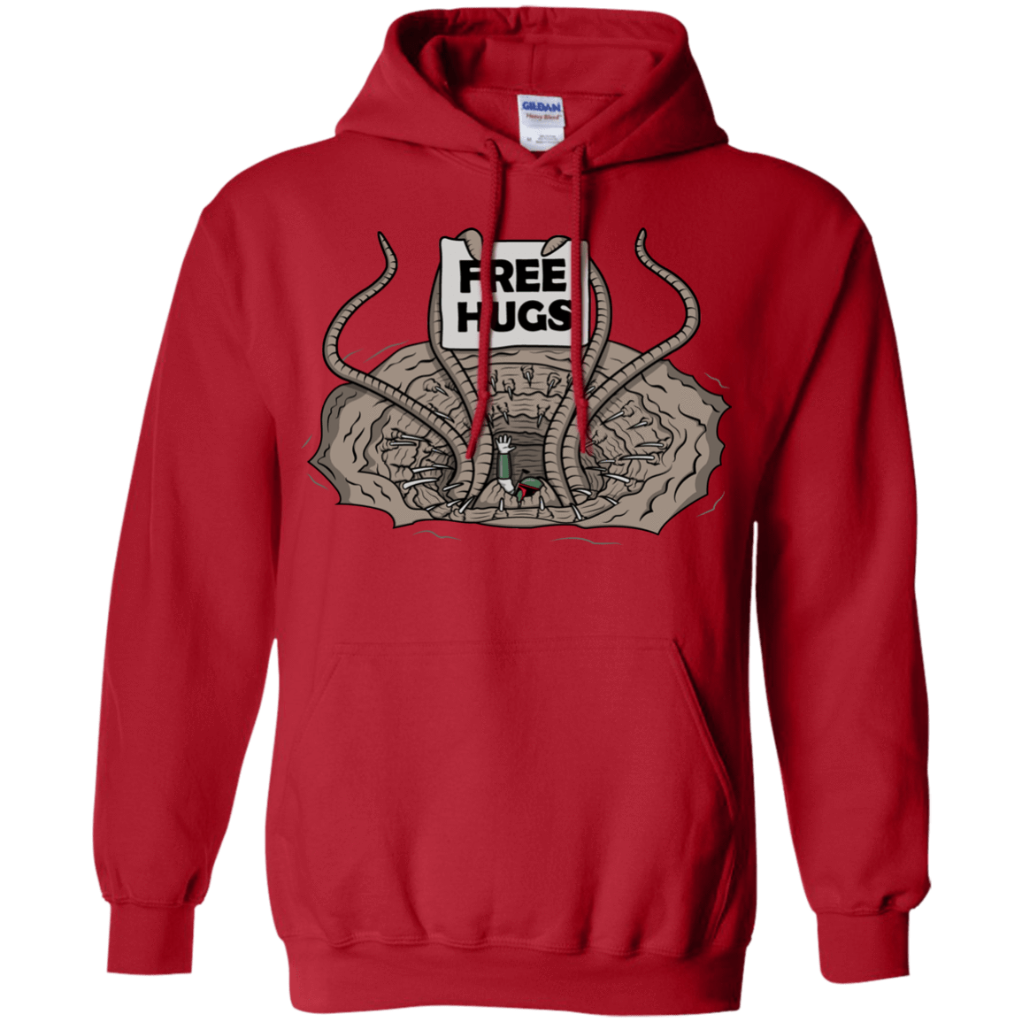 Sweatshirts Red / S Sarlacc Free Hugs Pullover Hoodie