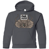 Sweatshirts Charcoal / YS Sarlacc Free Hugs Youth Hoodie