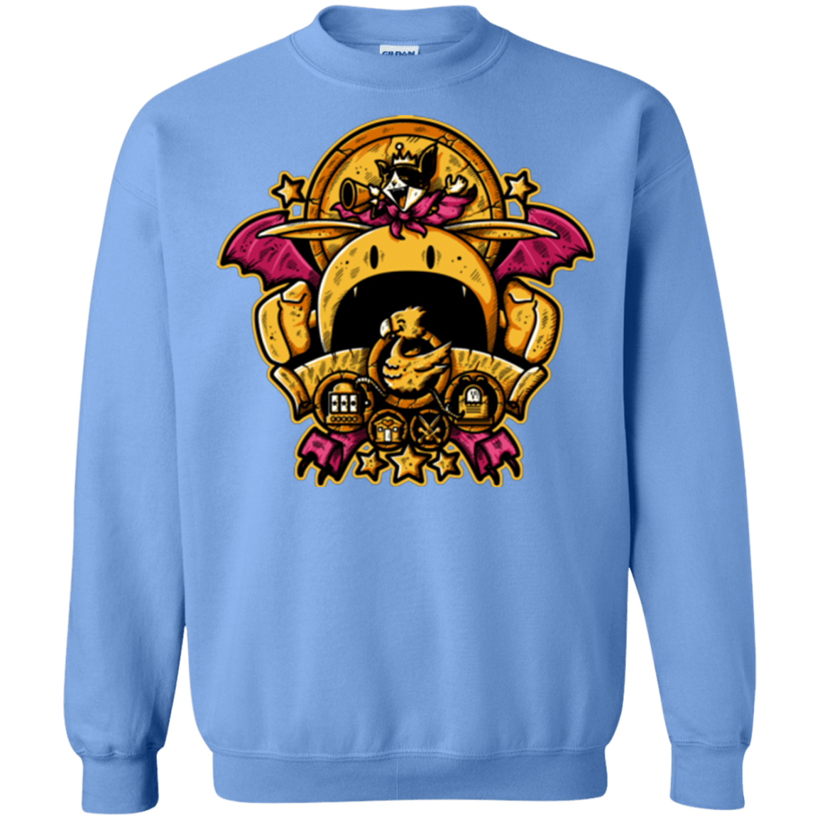 Sweatshirts Carolina Blue / Small SAUCER CREST Crewneck Sweatshirt