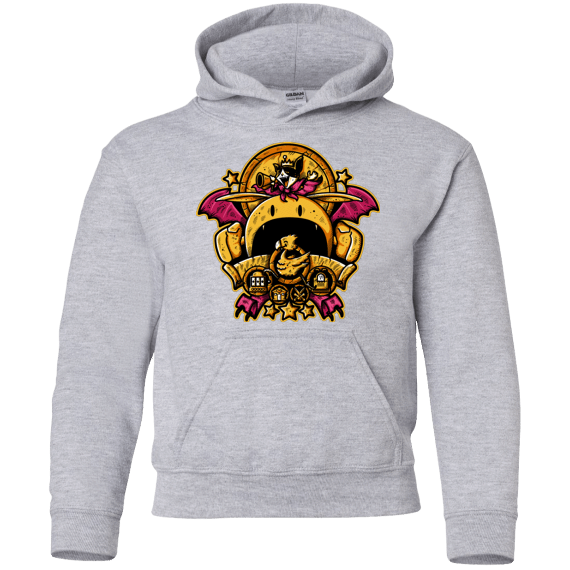 Sweatshirts Sport Grey / YS SAUCER CREST Youth Hoodie