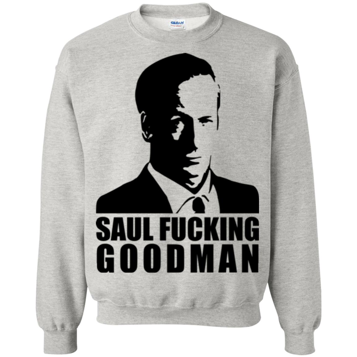 Sweatshirts Ash / Small Saul fucking Goodman Crewneck Sweatshirt