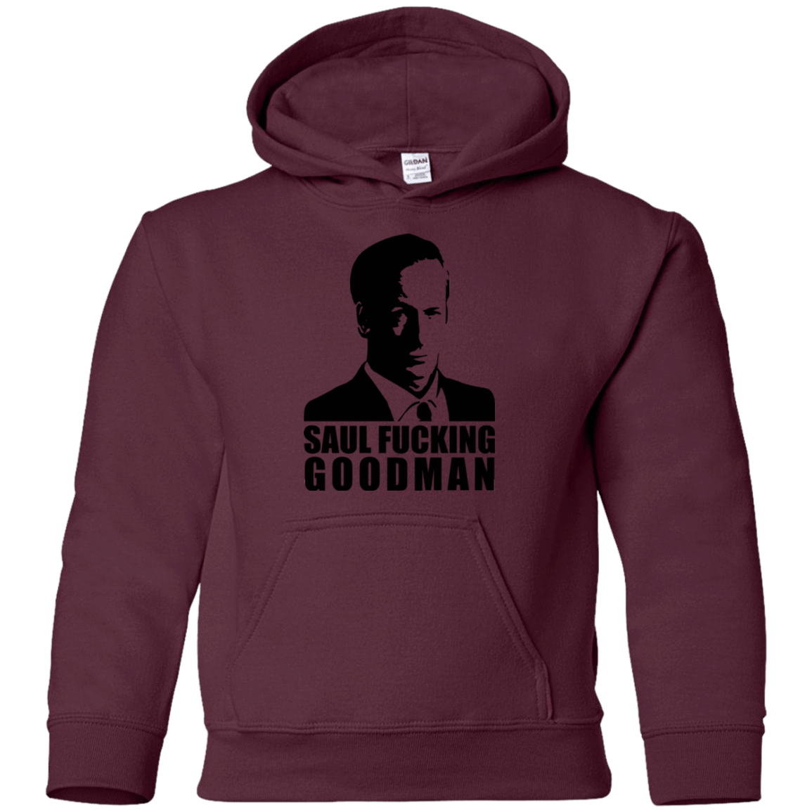 Sweatshirts Maroon / YS Saul fucking Goodman Youth Hoodie