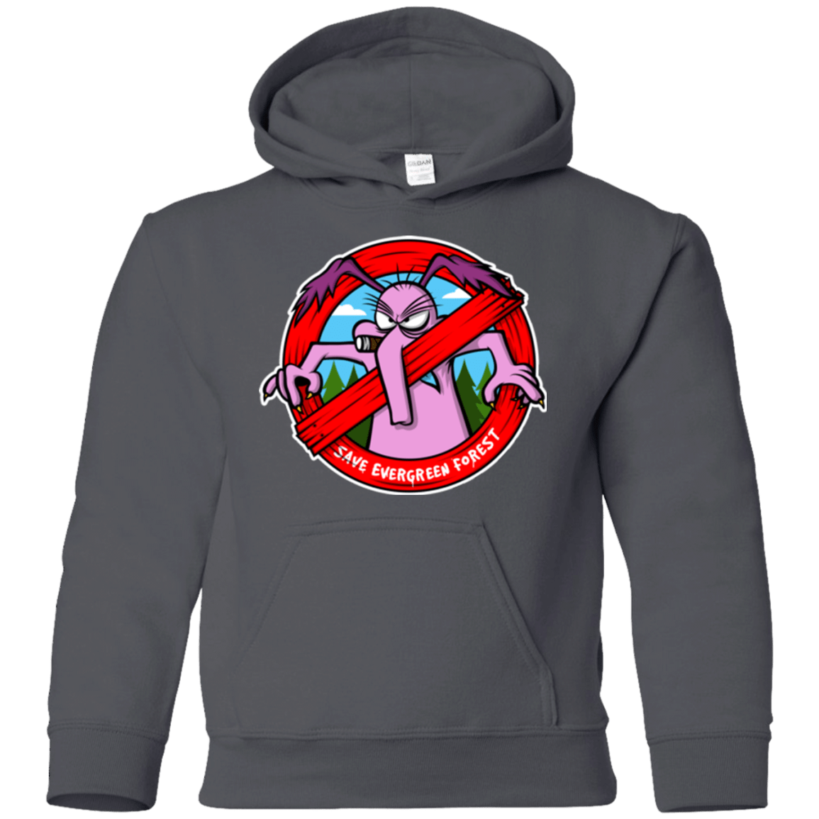Sweatshirts Charcoal / YS Save The Forest Youth Hoodie