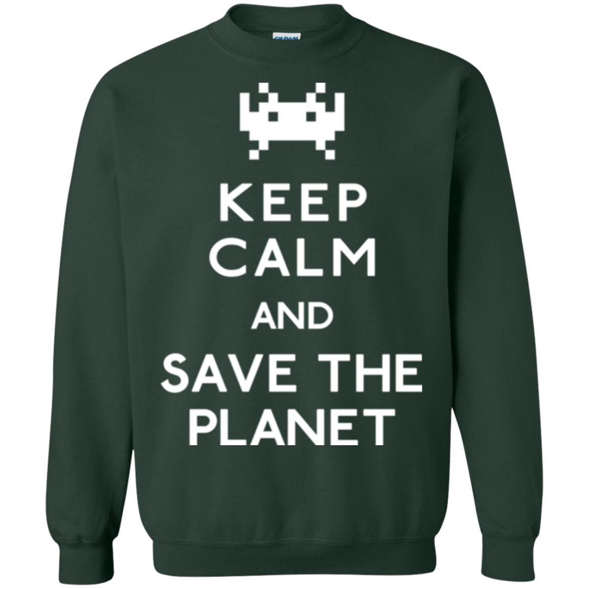 Sweatshirts Forest Green / Small Save the planet Crewneck Sweatshirt