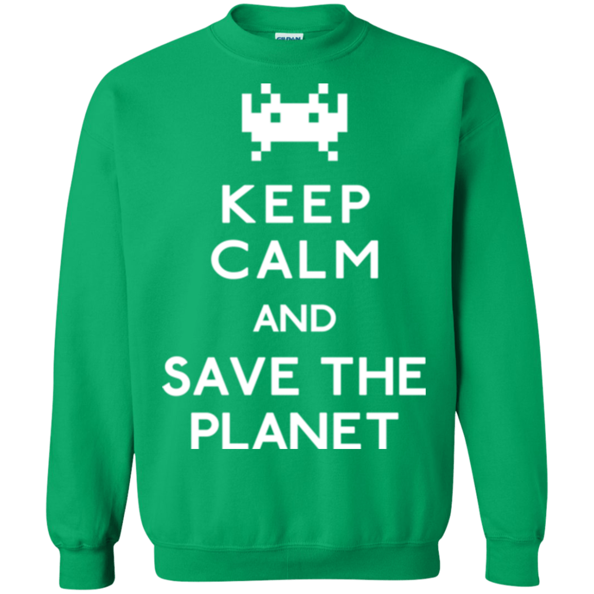 Sweatshirts Irish Green / Small Save the planet Crewneck Sweatshirt