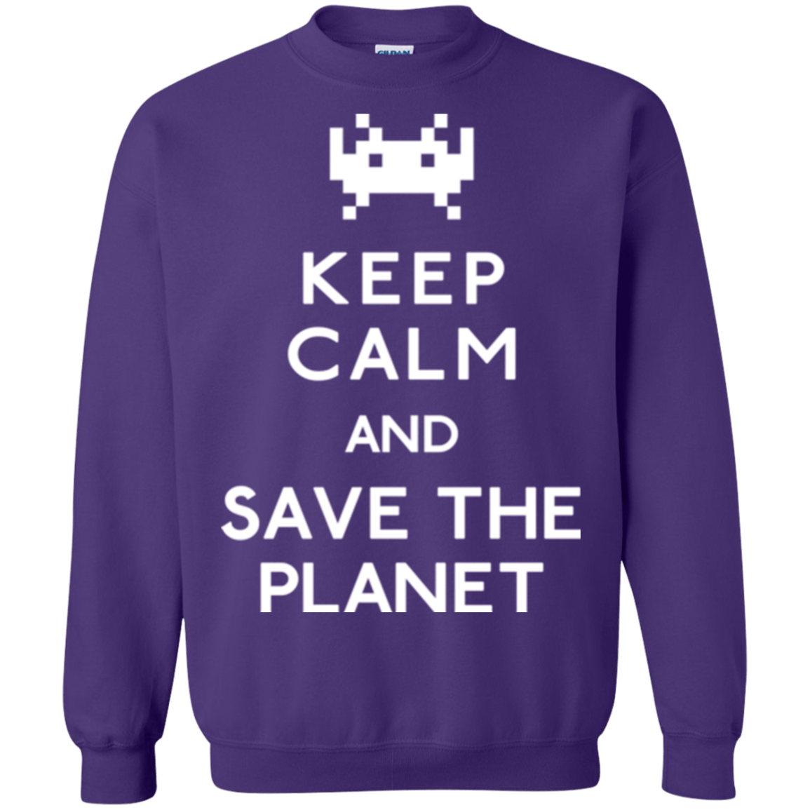 Sweatshirts Purple / Small Save the planet Crewneck Sweatshirt