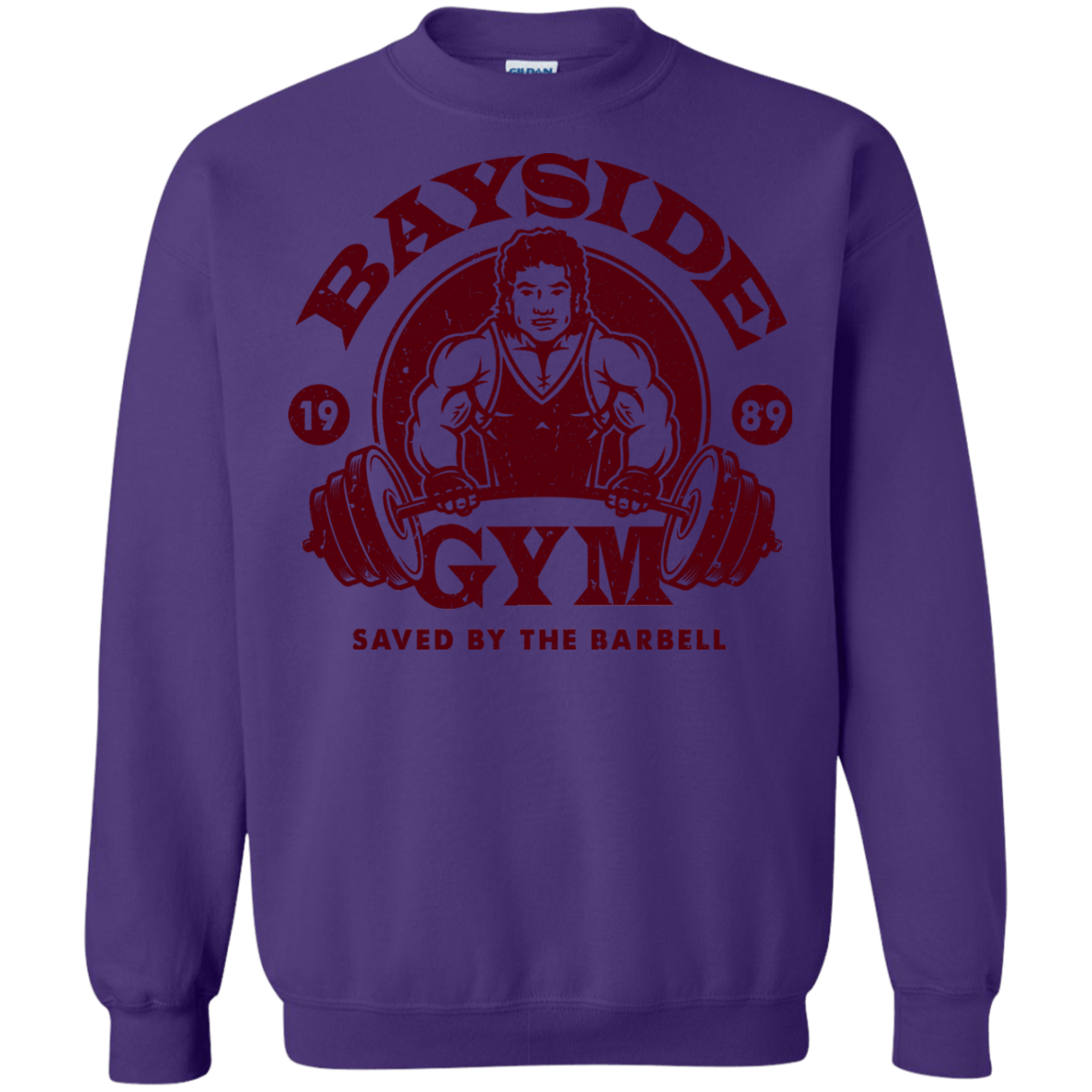 Sweatshirts Purple / Small SAVED BY THE BARBELL Crewneck Sweatshirt