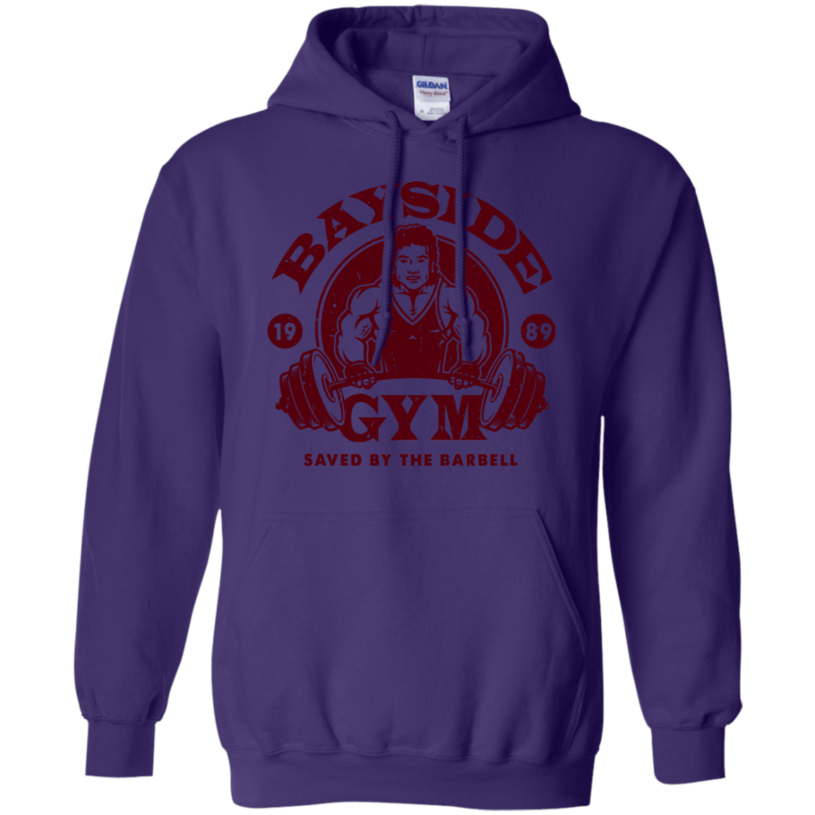 Sweatshirts Purple / Small SAVED BY THE BARBELL Pullover Hoodie