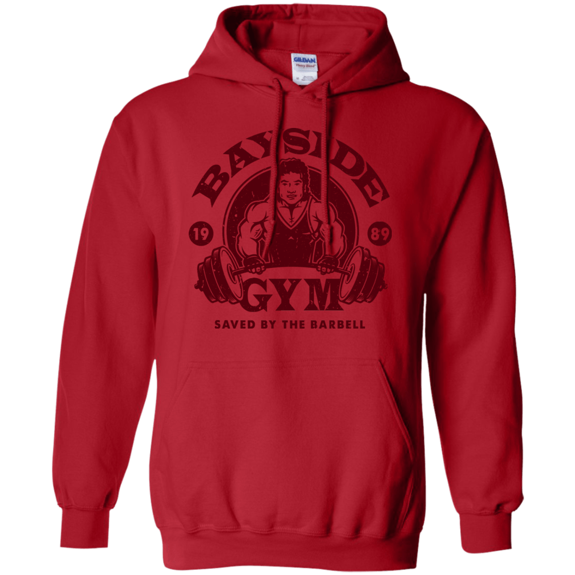 Sweatshirts Red / Small SAVED BY THE BARBELL Pullover Hoodie