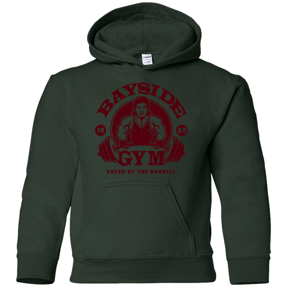 Sweatshirts Forest Green / YS SAVED BY THE BARBELL Youth Hoodie