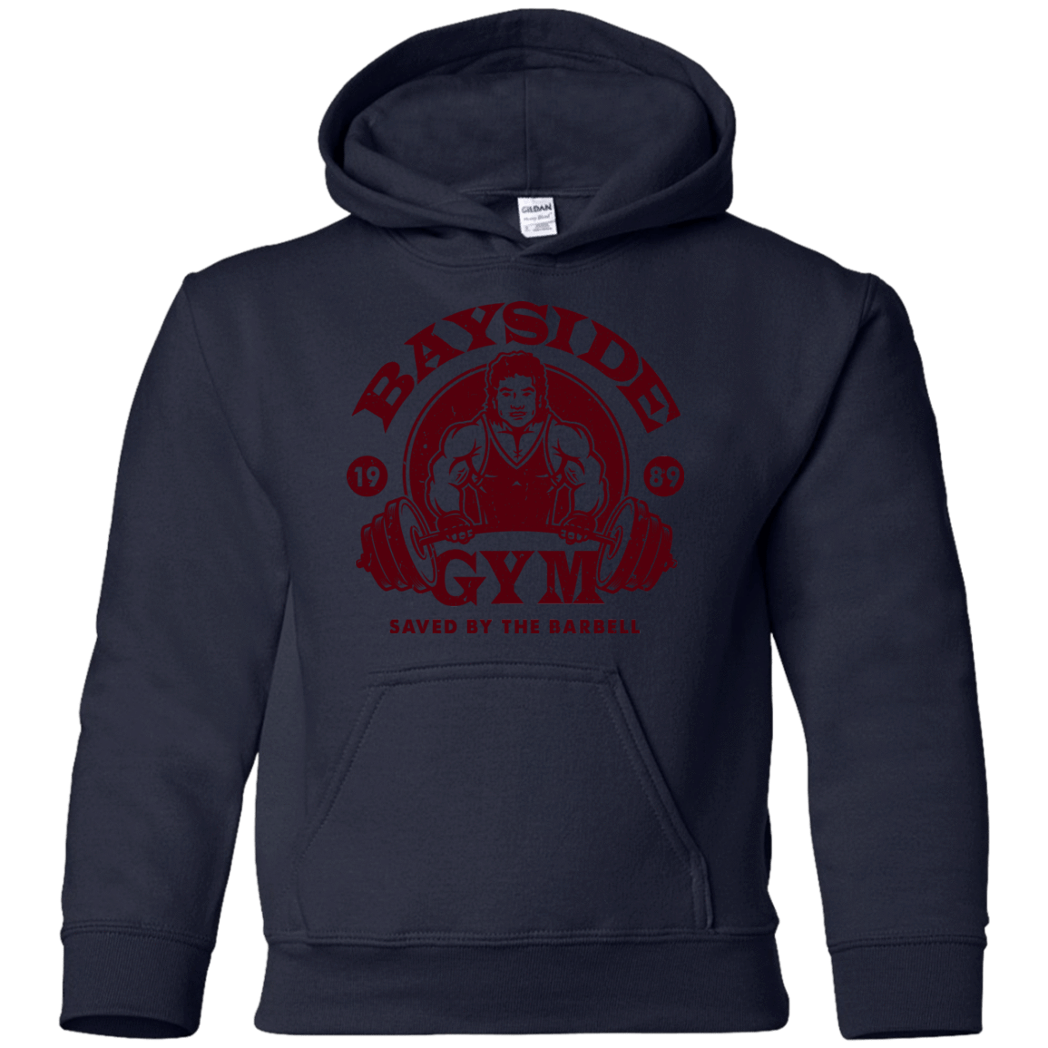 Sweatshirts Navy / YS SAVED BY THE BARBELL Youth Hoodie