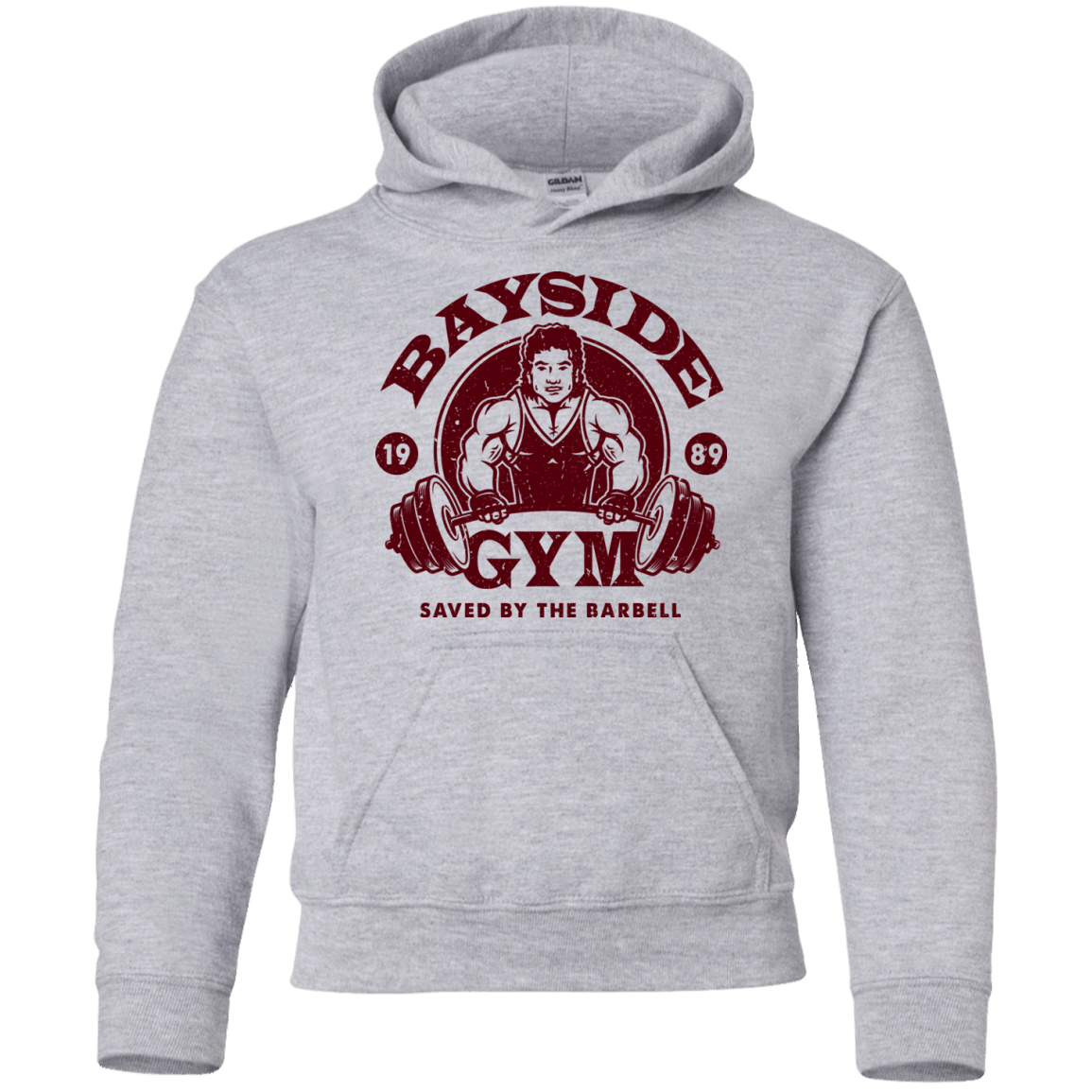 Sweatshirts Sport Grey / YS SAVED BY THE BARBELL Youth Hoodie