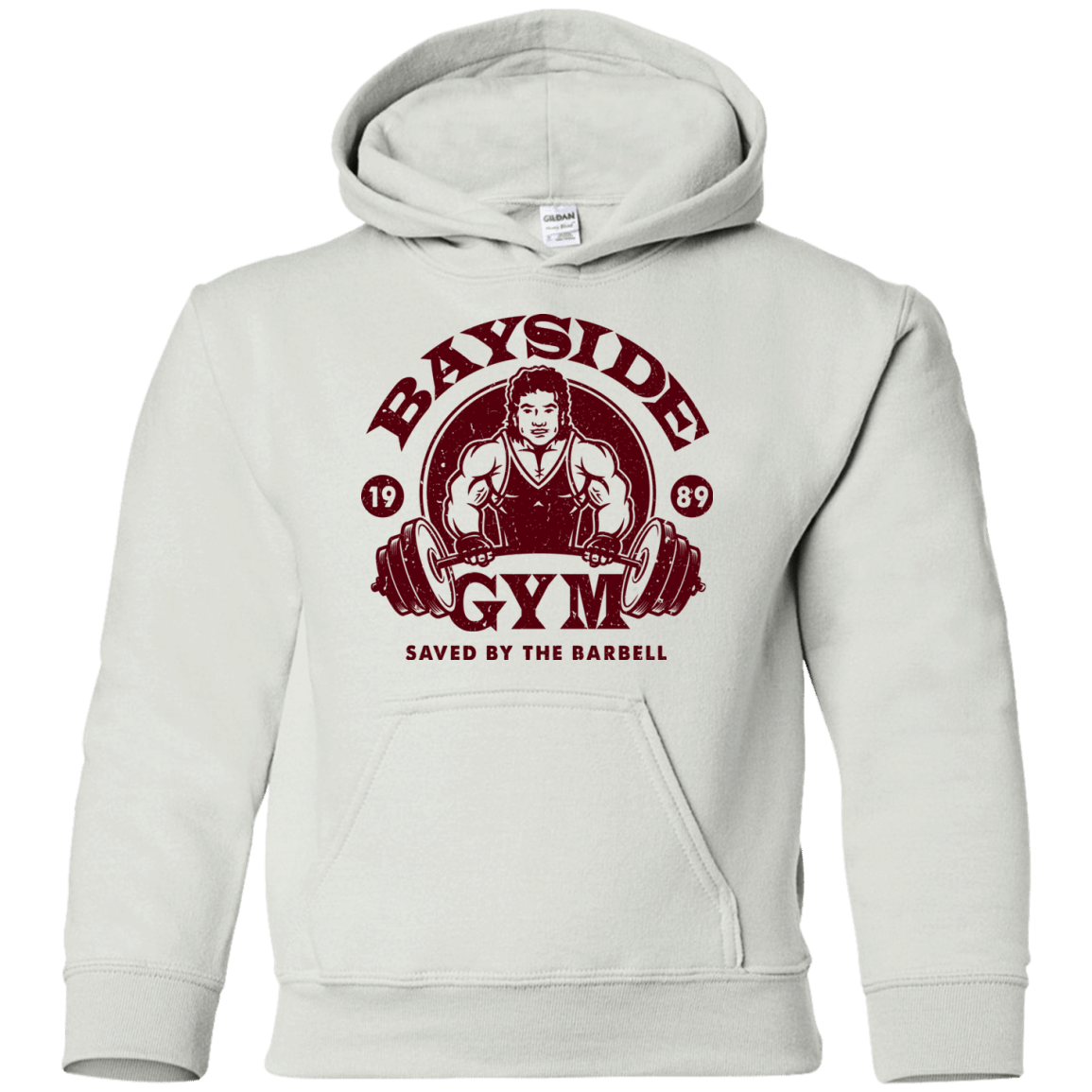 Sweatshirts White / YS SAVED BY THE BARBELL Youth Hoodie