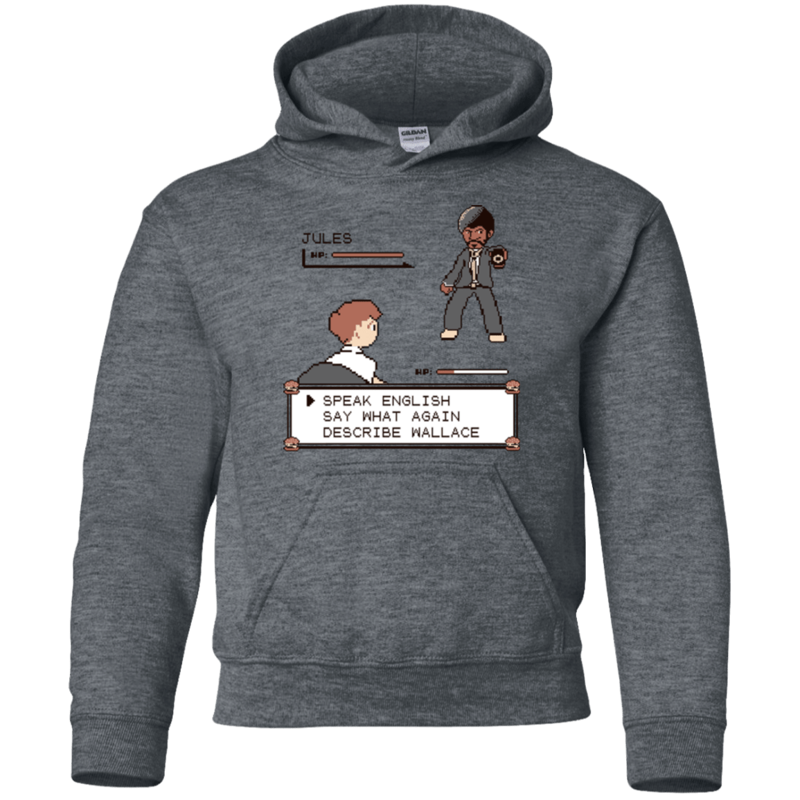 Sweatshirts Dark Heather / YS say what again Youth Hoodie
