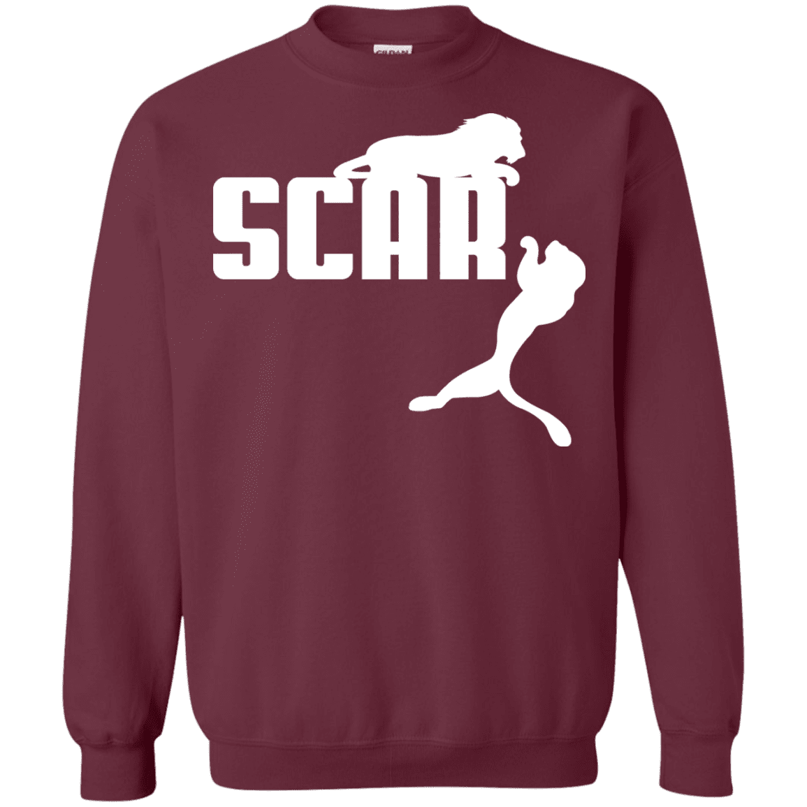 Sweatshirts Maroon / S Scar! Crewneck Sweatshirt