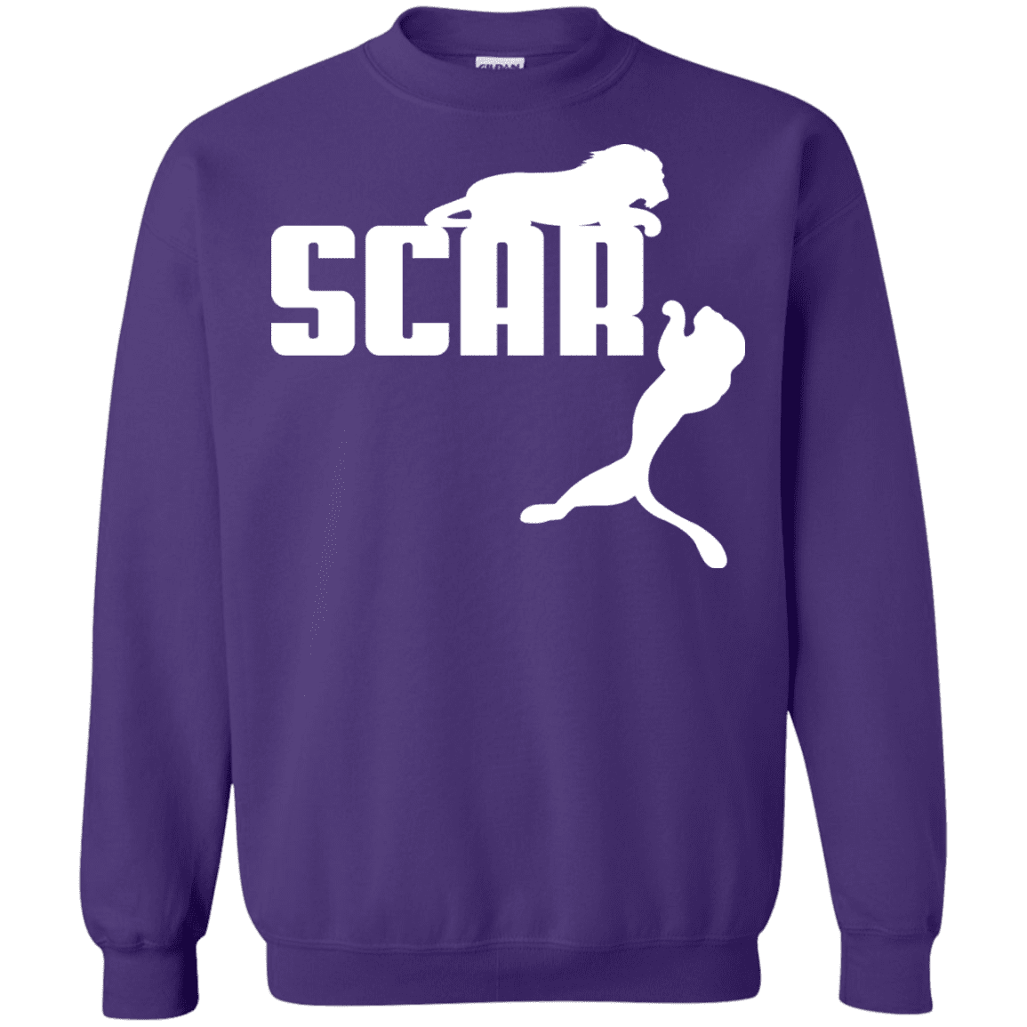 Sweatshirts Purple / S Scar! Crewneck Sweatshirt