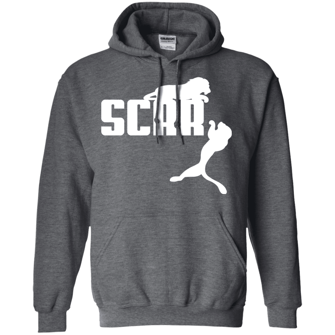 Sweatshirts Dark Heather / S Scar! Pullover Hoodie