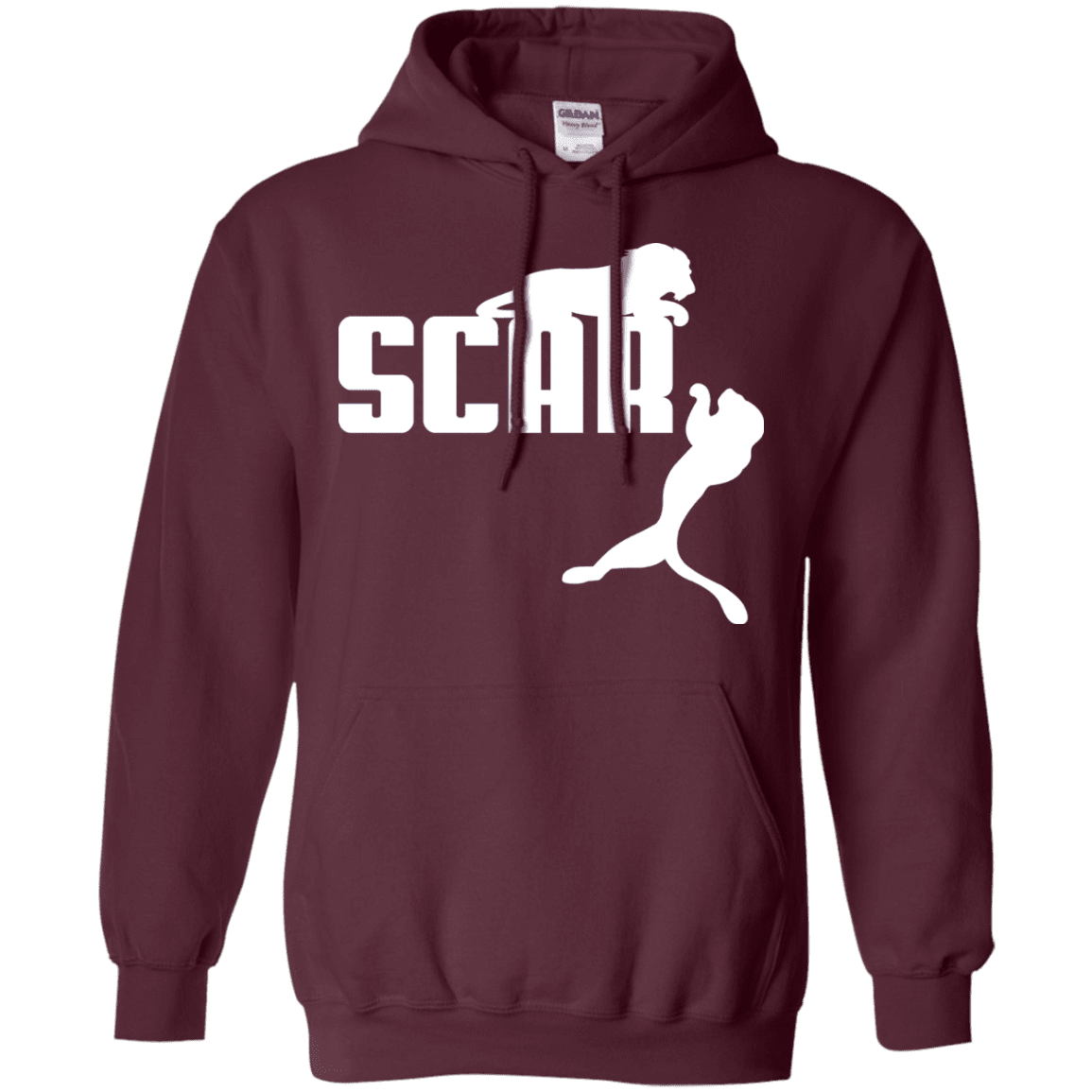 Sweatshirts Maroon / S Scar! Pullover Hoodie