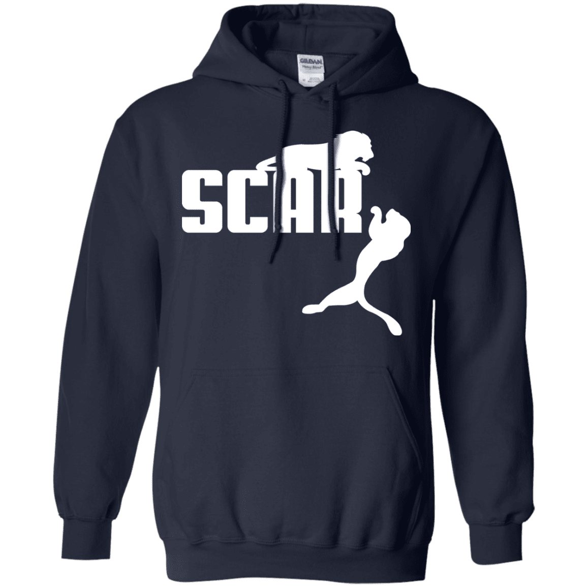 Sweatshirts Navy / S Scar! Pullover Hoodie