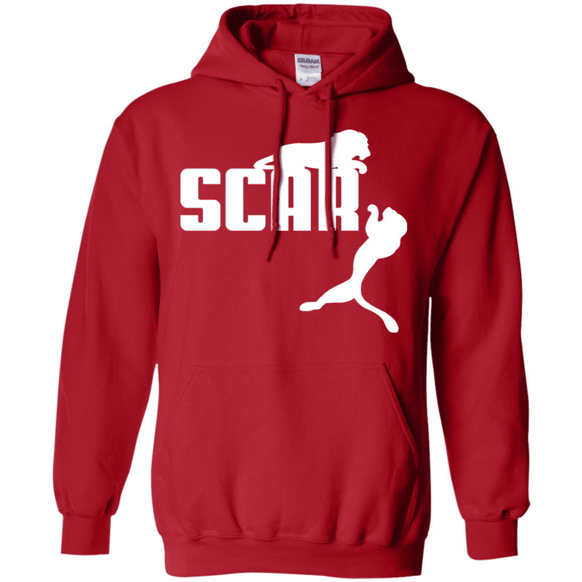 Sweatshirts Red / S Scar! Pullover Hoodie