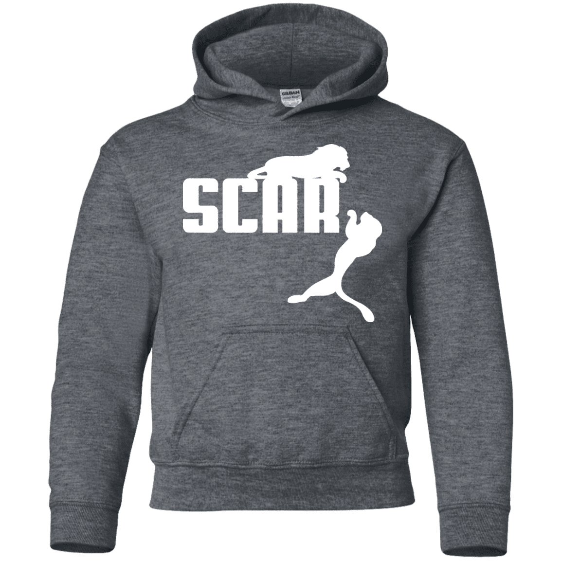 Sweatshirts Dark Heather / YS Scar! Youth Hoodie