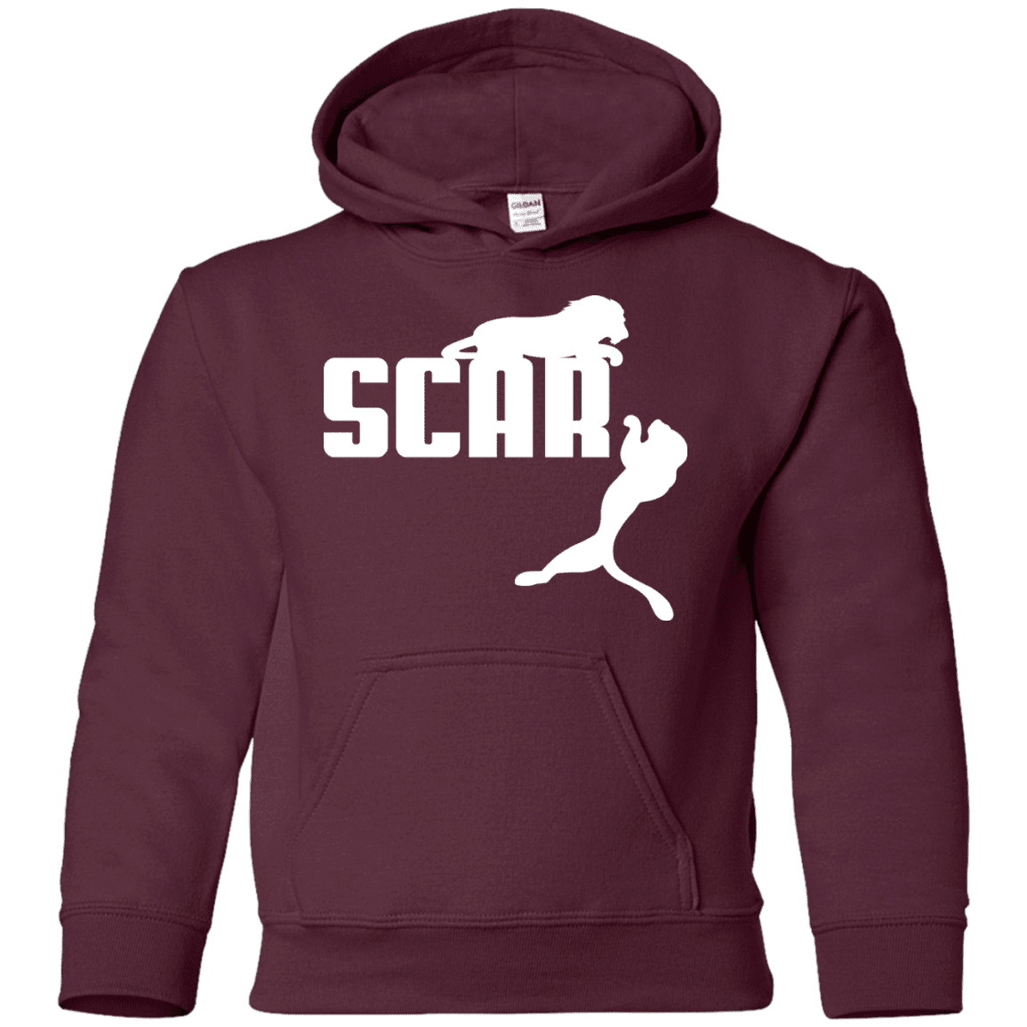 Sweatshirts Maroon / YS Scar! Youth Hoodie