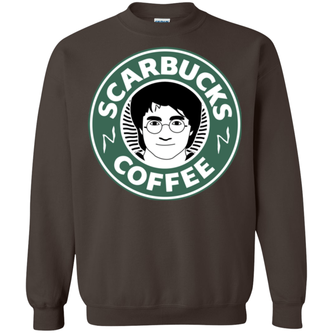 Sweatshirts Dark Chocolate / Small Scarbucks Crewneck Sweatshirt