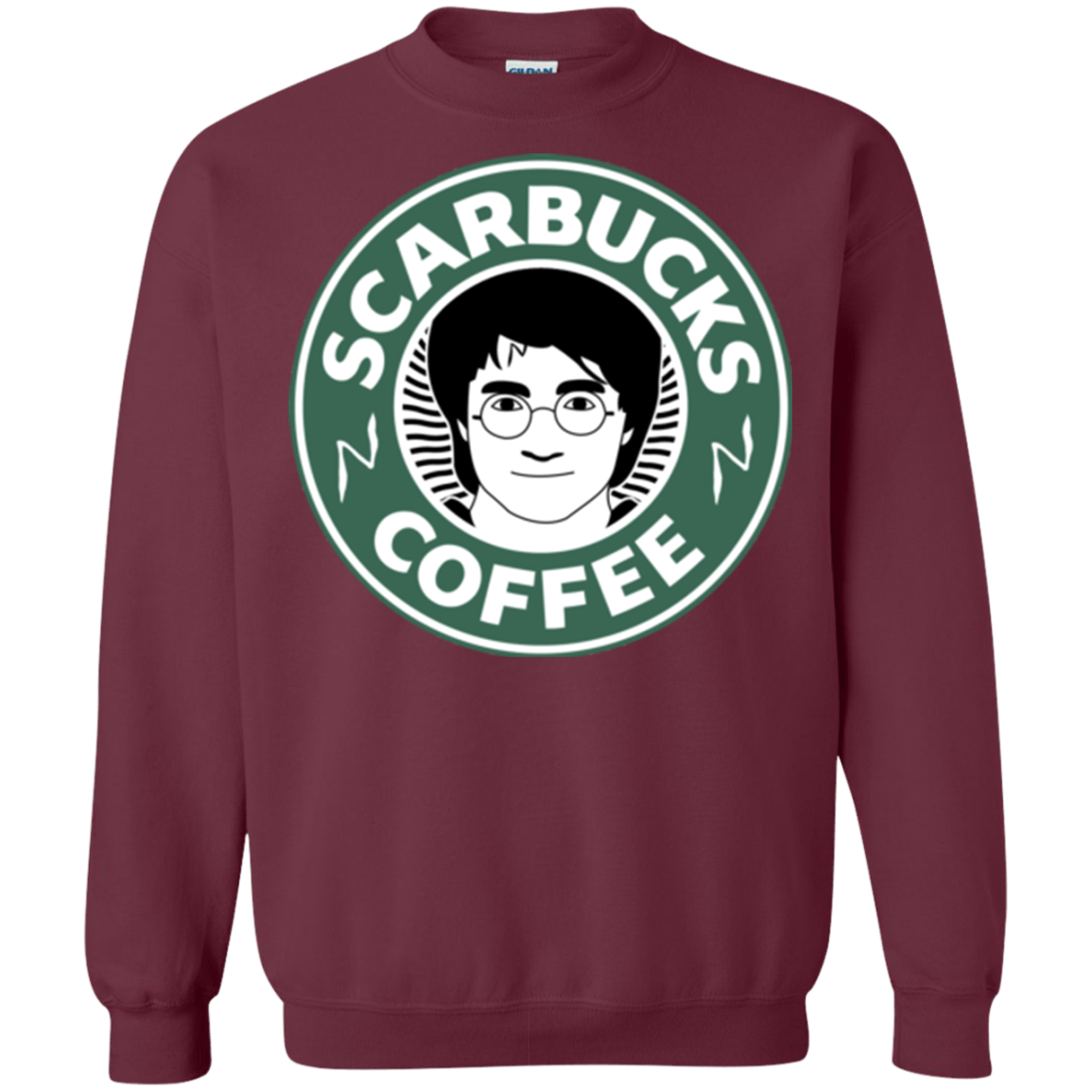 Sweatshirts Maroon / Small Scarbucks Crewneck Sweatshirt