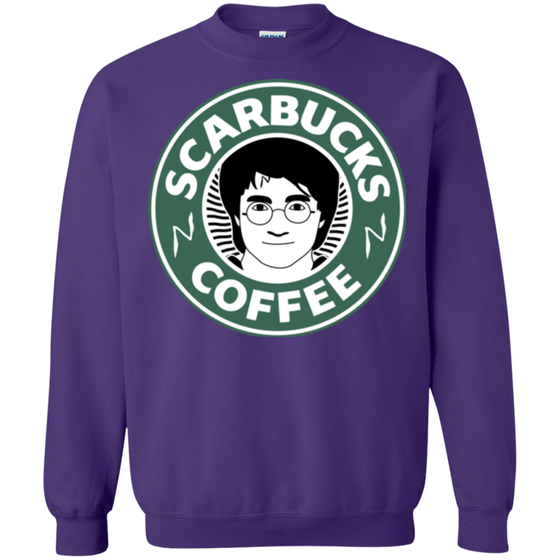 Sweatshirts Purple / Small Scarbucks Crewneck Sweatshirt