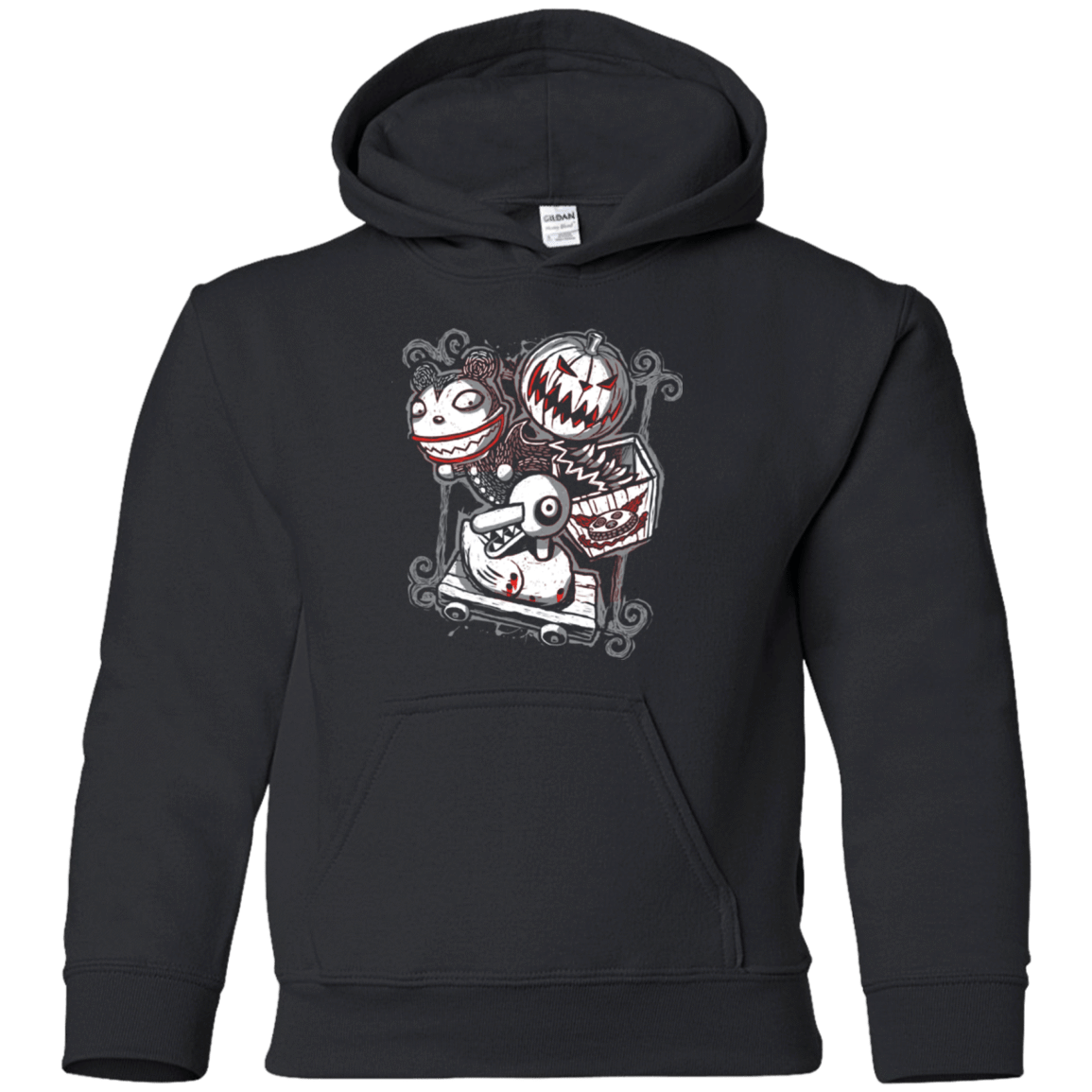 Sweatshirts Black / YS Scary Toys Youth Hoodie