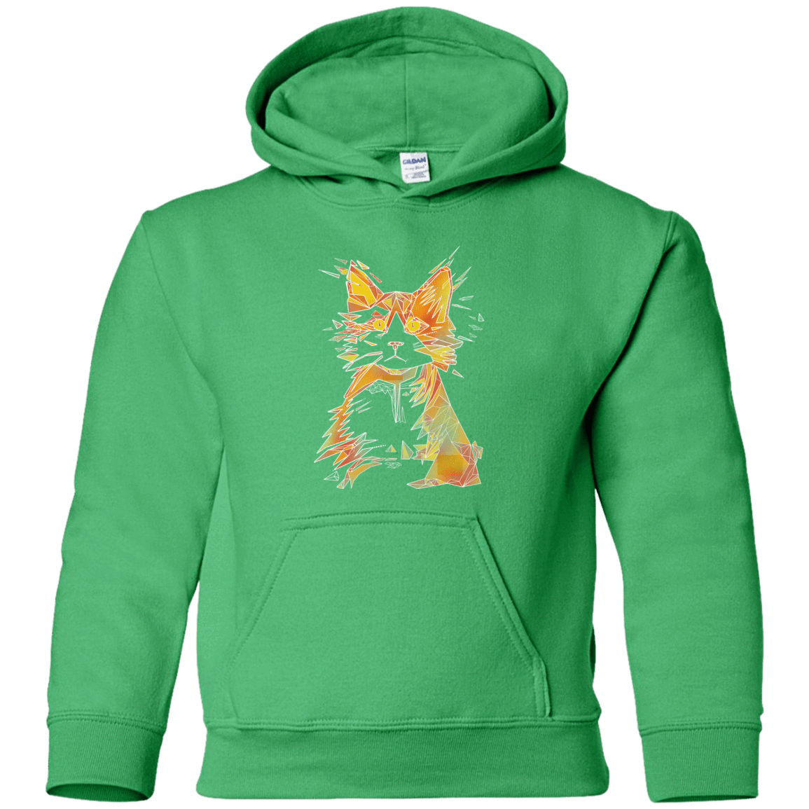 Sweatshirts Irish Green / YS Scattered Youth Hoodie