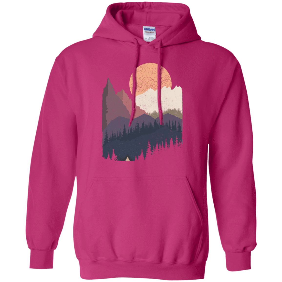 Sweatshirts Heliconia / S Scenic Camping Pullover Hoodie