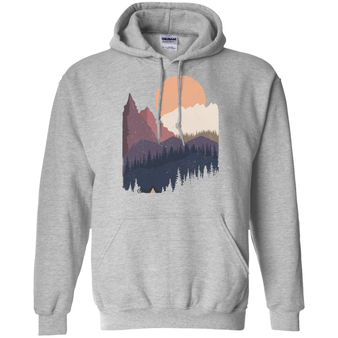 Sweatshirts Sport Grey / S Scenic Camping Pullover Hoodie