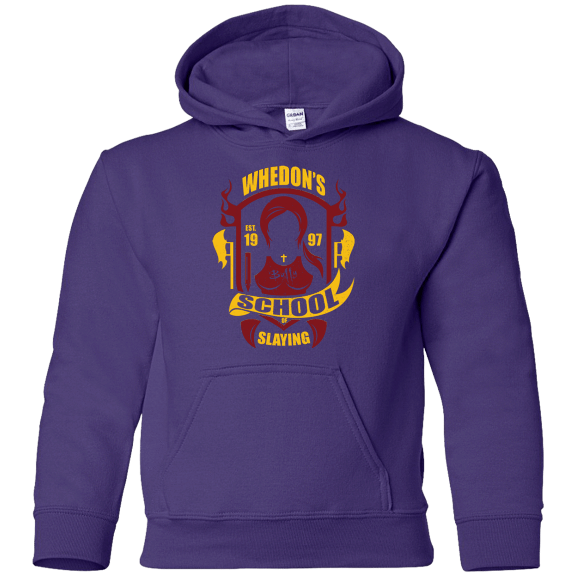 Sweatshirts Purple / YS School of Slaying Youth Hoodie