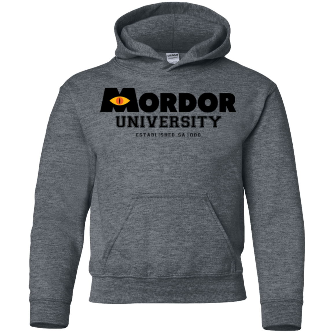 Sweatshirts Dark Heather / YS School To Rule Them All Youth Hoodie