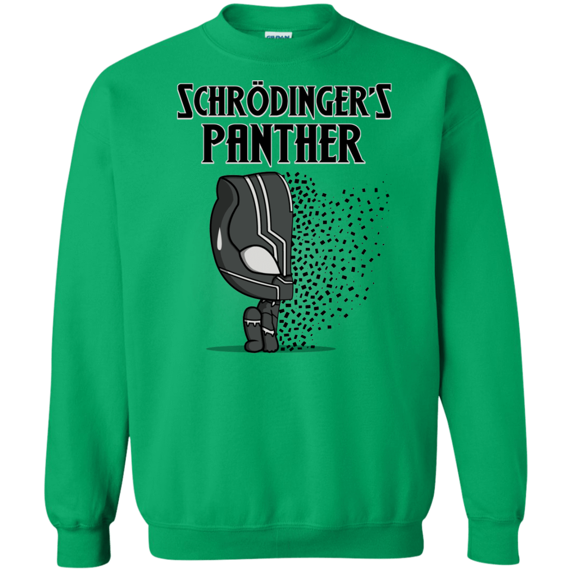 Sweatshirts Irish Green / S Schrodingers Panther Crewneck Sweatshirt