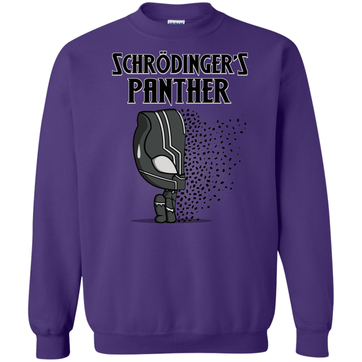 Sweatshirts Purple / S Schrodingers Panther Crewneck Sweatshirt