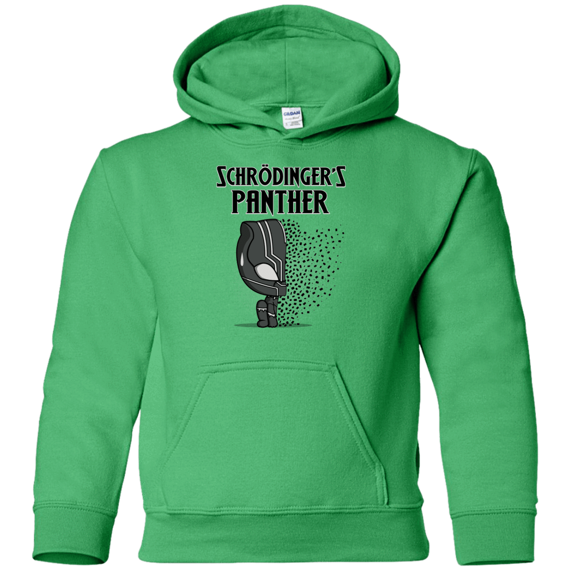 Sweatshirts Irish Green / YS Schrodingers Panther Youth Hoodie
