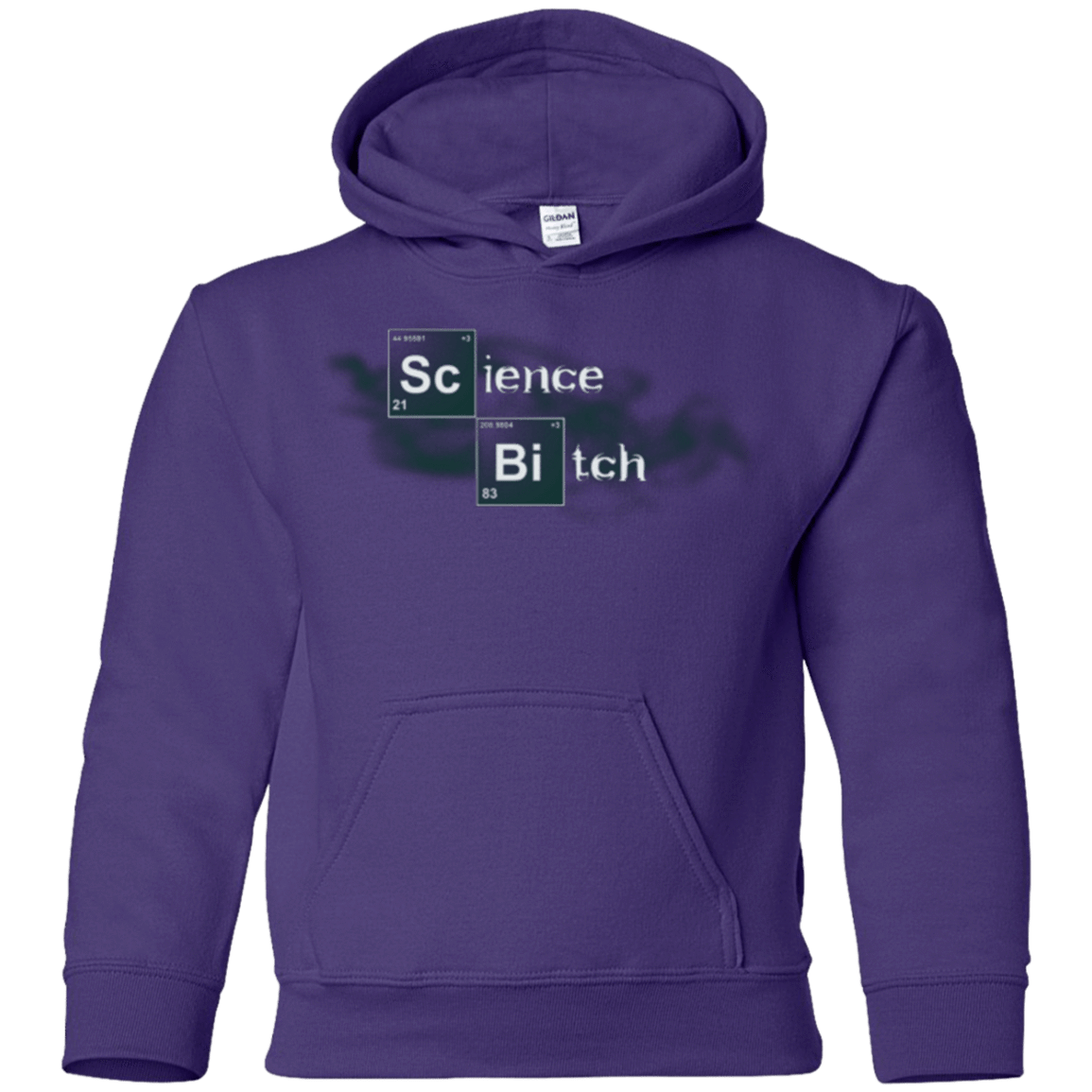 Sweatshirts Purple / YS Science Bitch Youth Hoodie