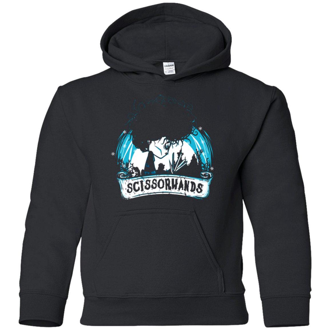 Sweatshirts Black / YS Scissorhands Youth Hoodie