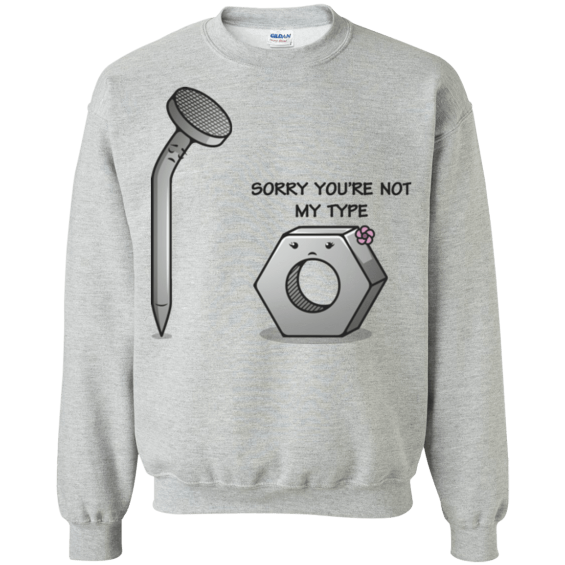 Sweatshirts Sport Grey / Small Screw this Crewneck Sweatshirt