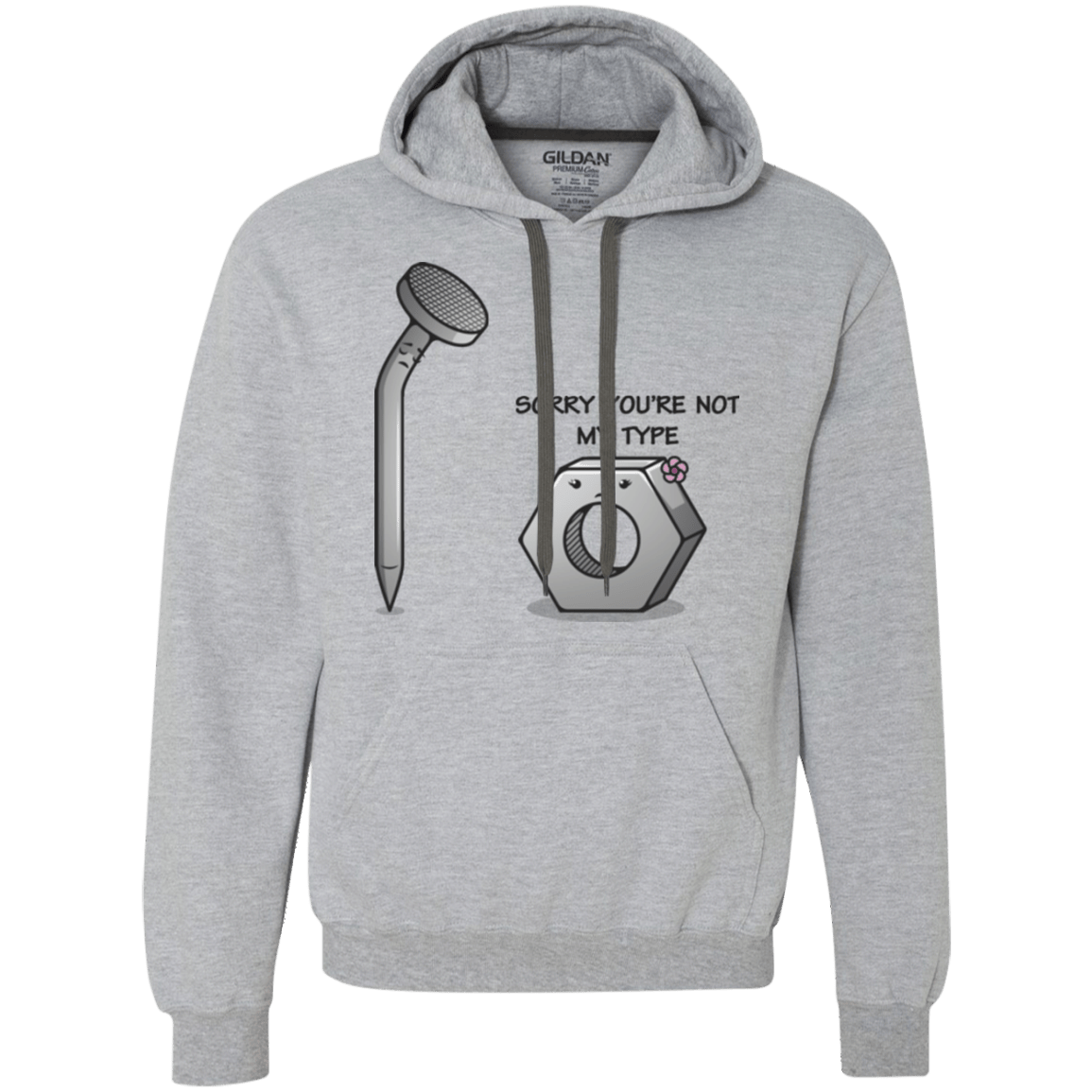 Sweatshirts Sport Grey / Small Screw this Premium Fleece Hoodie