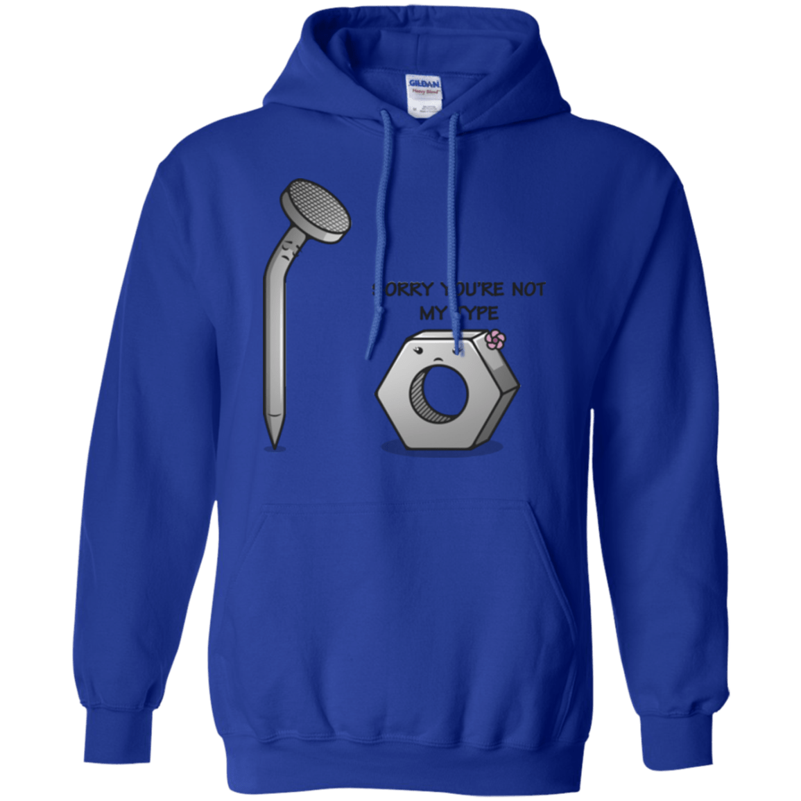 Sweatshirts Royal / Small Screw this Pullover Hoodie