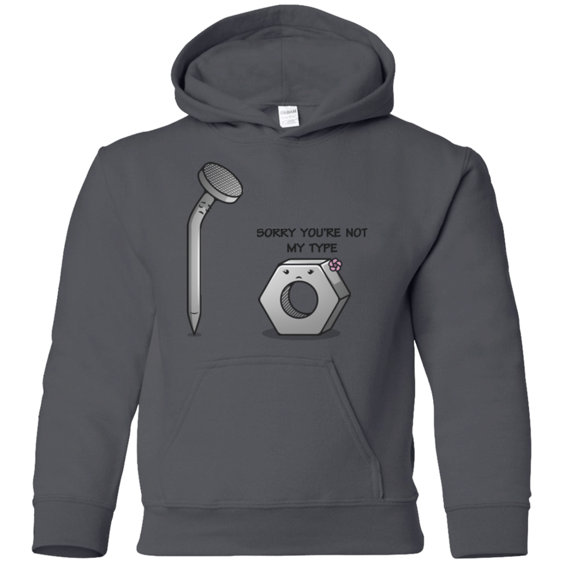 Sweatshirts Charcoal / YS Screw this Youth Hoodie