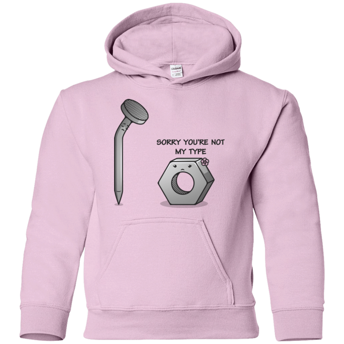 Sweatshirts Light Pink / YS Screw this Youth Hoodie